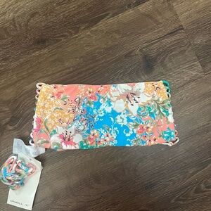 O'Neill Lua Floral Bells Top with Pink and Blue Accents